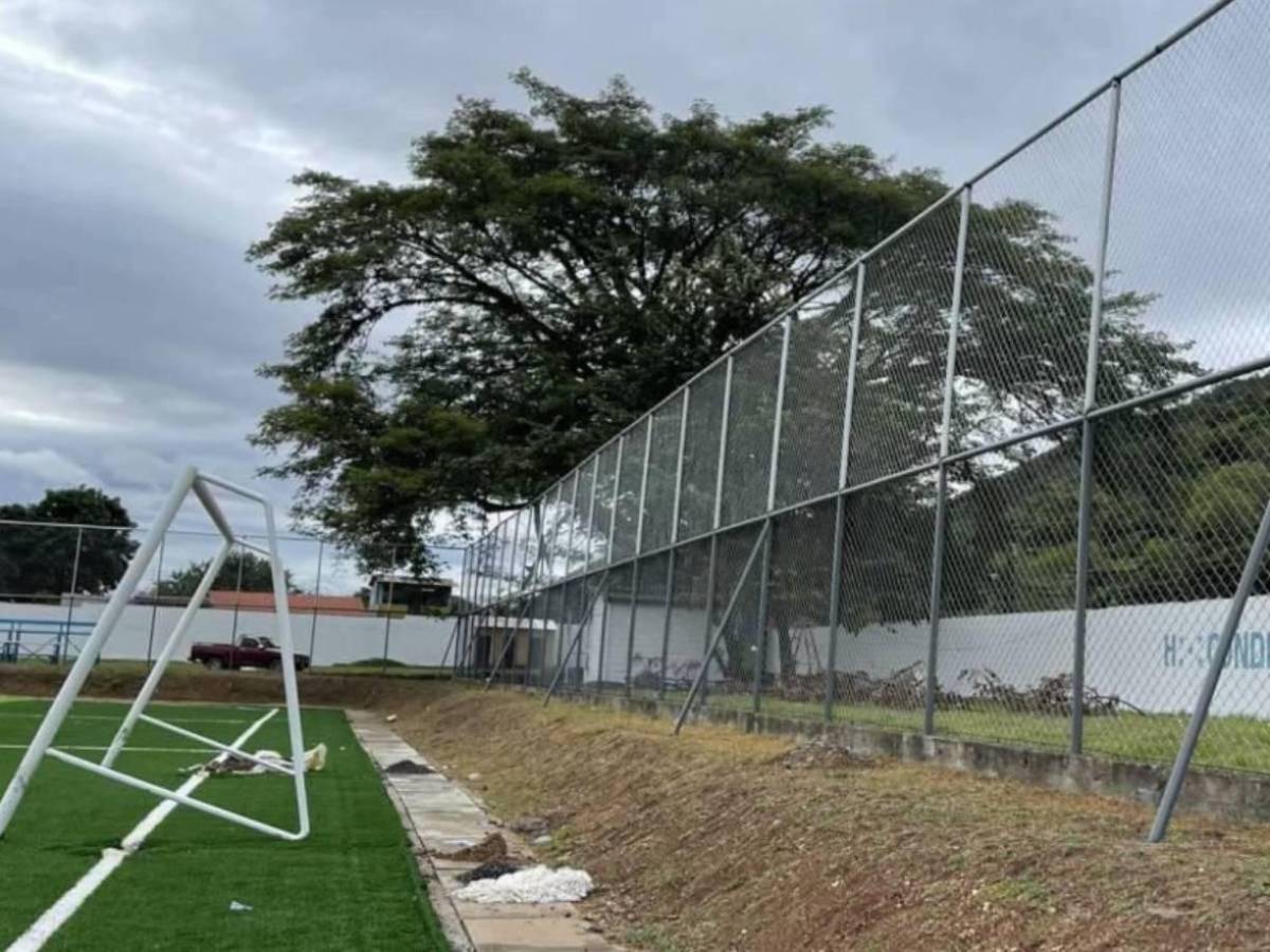 En fotos: Así es el curioso estadio de Honduras donde se jugará al fútbol en el Clausura 2025 de la Liga Nacional