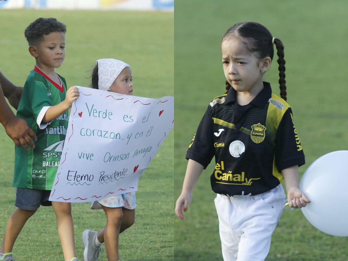 Conmovedor adiós a Orinson Amaya, globos volaron al cielo y futbolistas del Marathón le dedicaron el triunfo