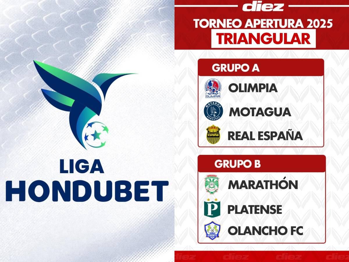 Calendario: así se jugarán las dos triangulares del Apertura 2025 de la Liga Nacional: fechas y horas oficializadas