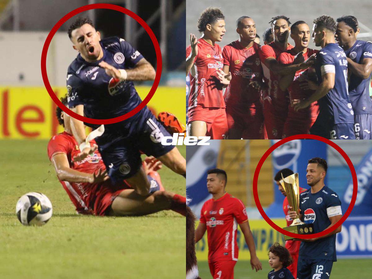 No se vio en TV: Auzmendi encendió las alarmas, debutante en el Motagua y Yeison Mejía con revelador festejo