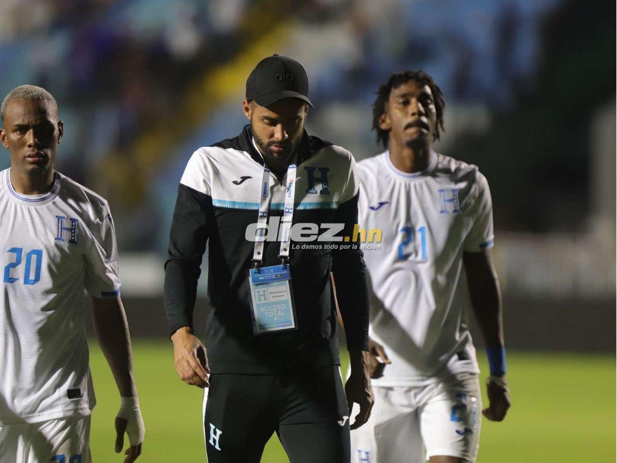 No se vio en TV: los rostros de la frustración de la Selección de Honduras tras perder ante Jamaica por Nations League
