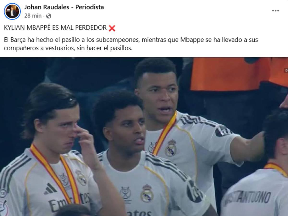 Papá es papá, Mbappé es mal perdedor: reacción de la prensa luego de que Barcelona le gane a Real Madrid la Supercopa