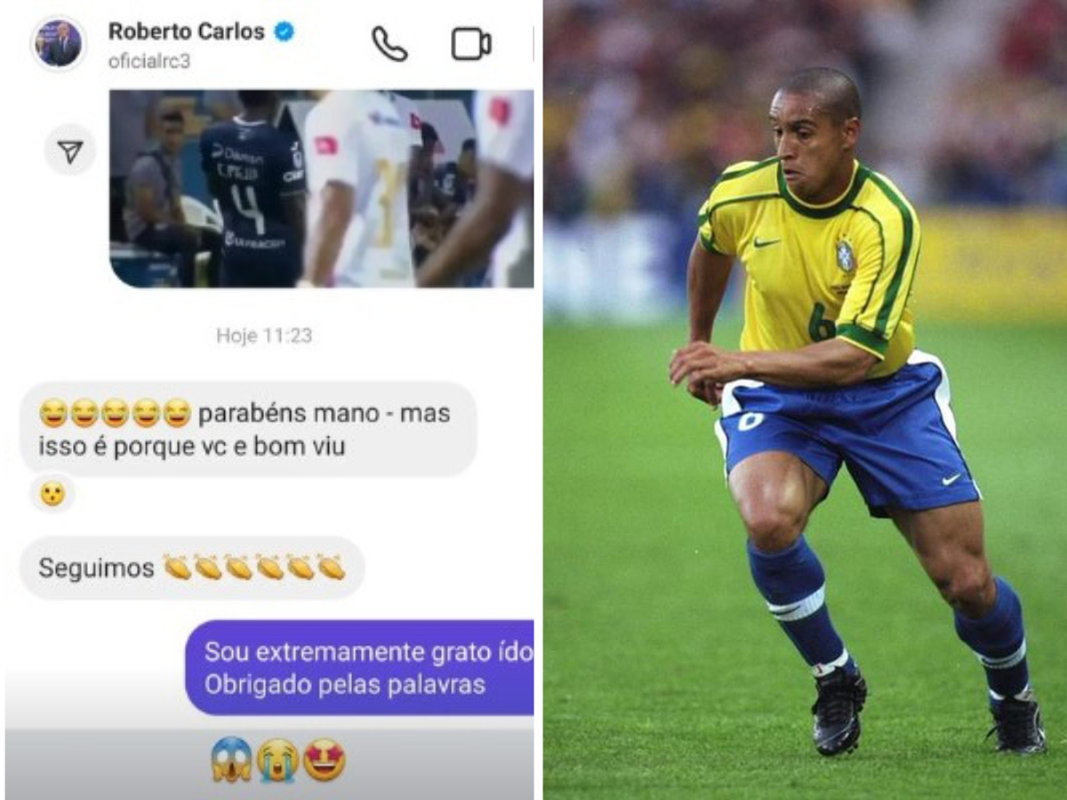 La felicitación de la leyenda Roberto Carlos a Gabriel Araújo en la red social Instagram.