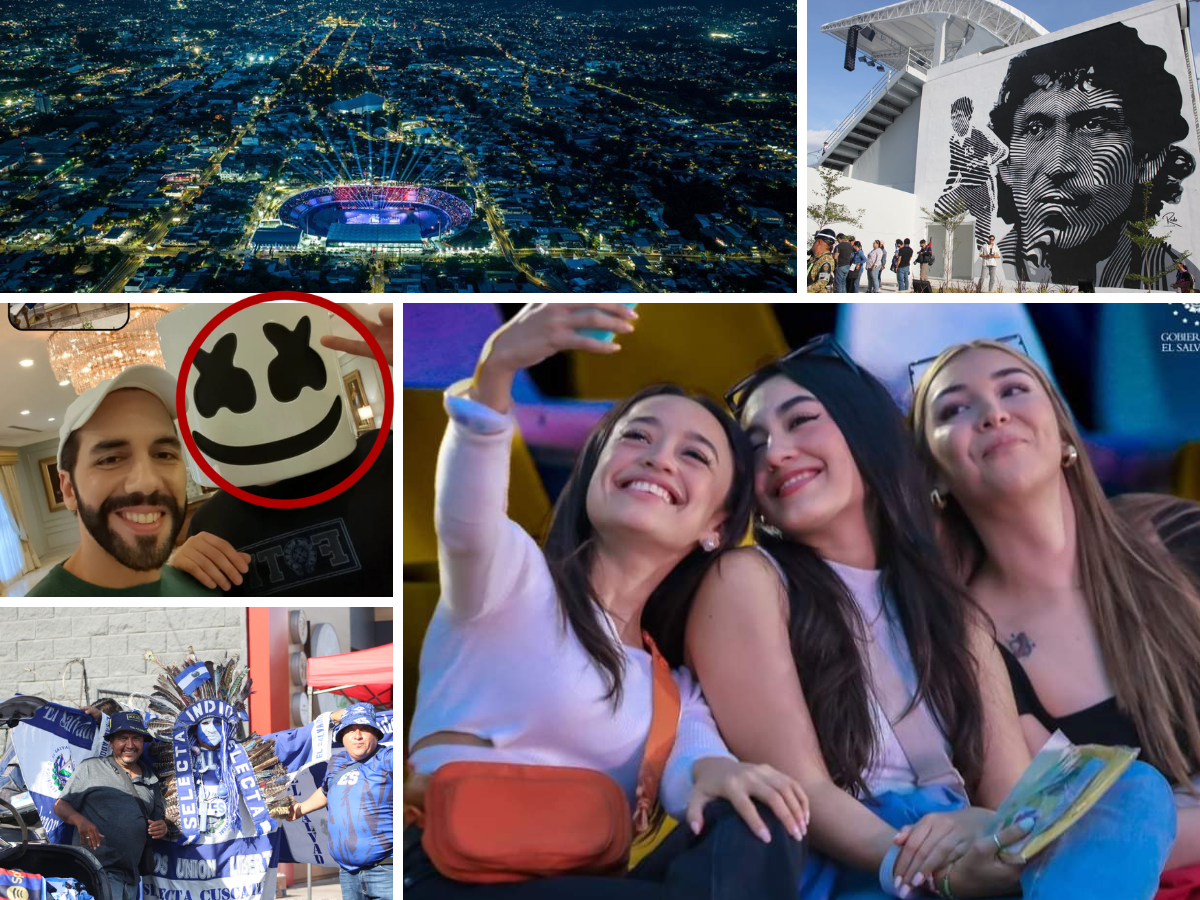 Bukele con Marshmello, bellas salvadoreñas y el remozado “Mágico” Gonzáles en el show de los Juegos Centroamericanos y del Caribe