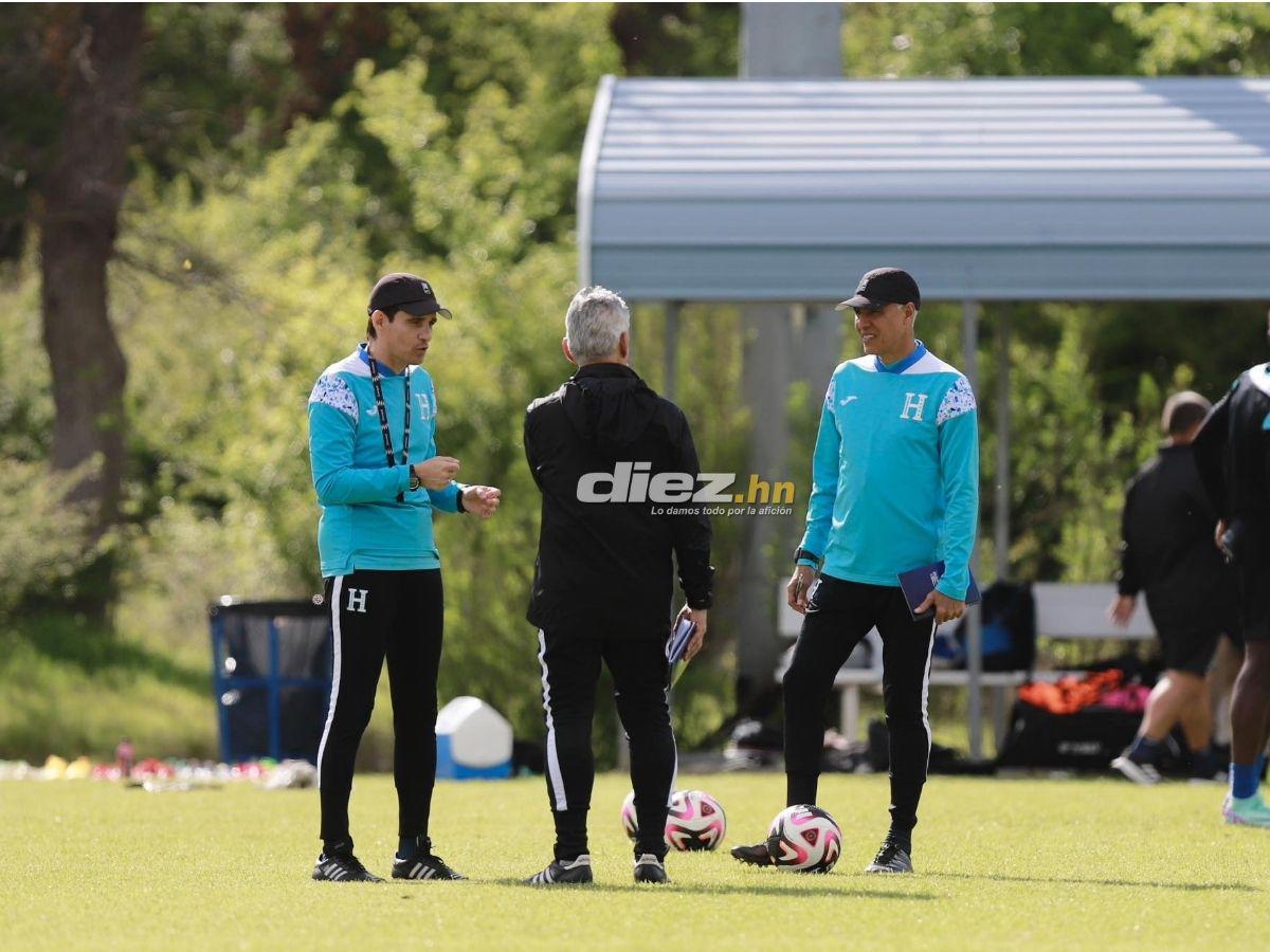 Con Ramón Núñez de invitado de lujo: Así pulió Reinaldo Rueda el último entreno de la Selección de Honduras en Dallas