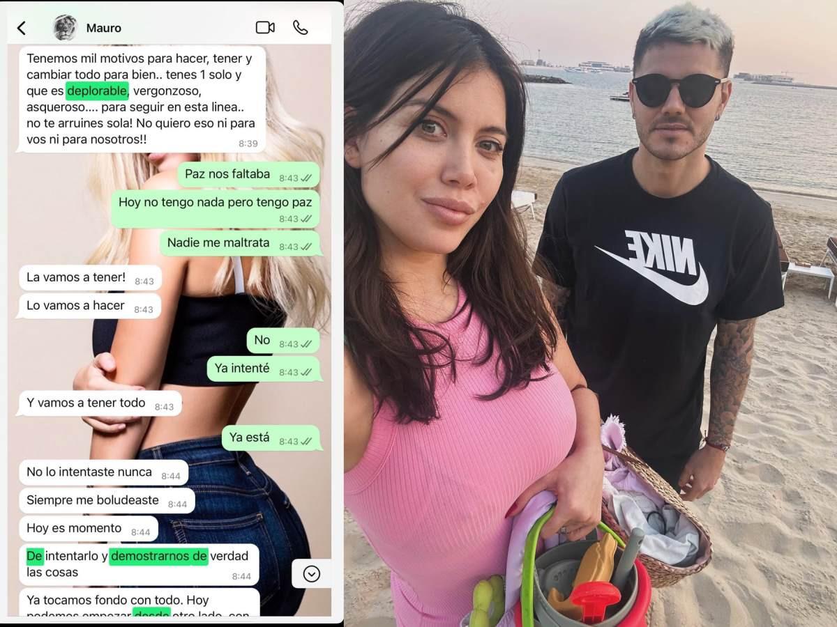 ¡Se filtraron chats! Icardi destapa infidelidades de Wanda Nara con un excompañero suyo: “En mi cama de Milán...”