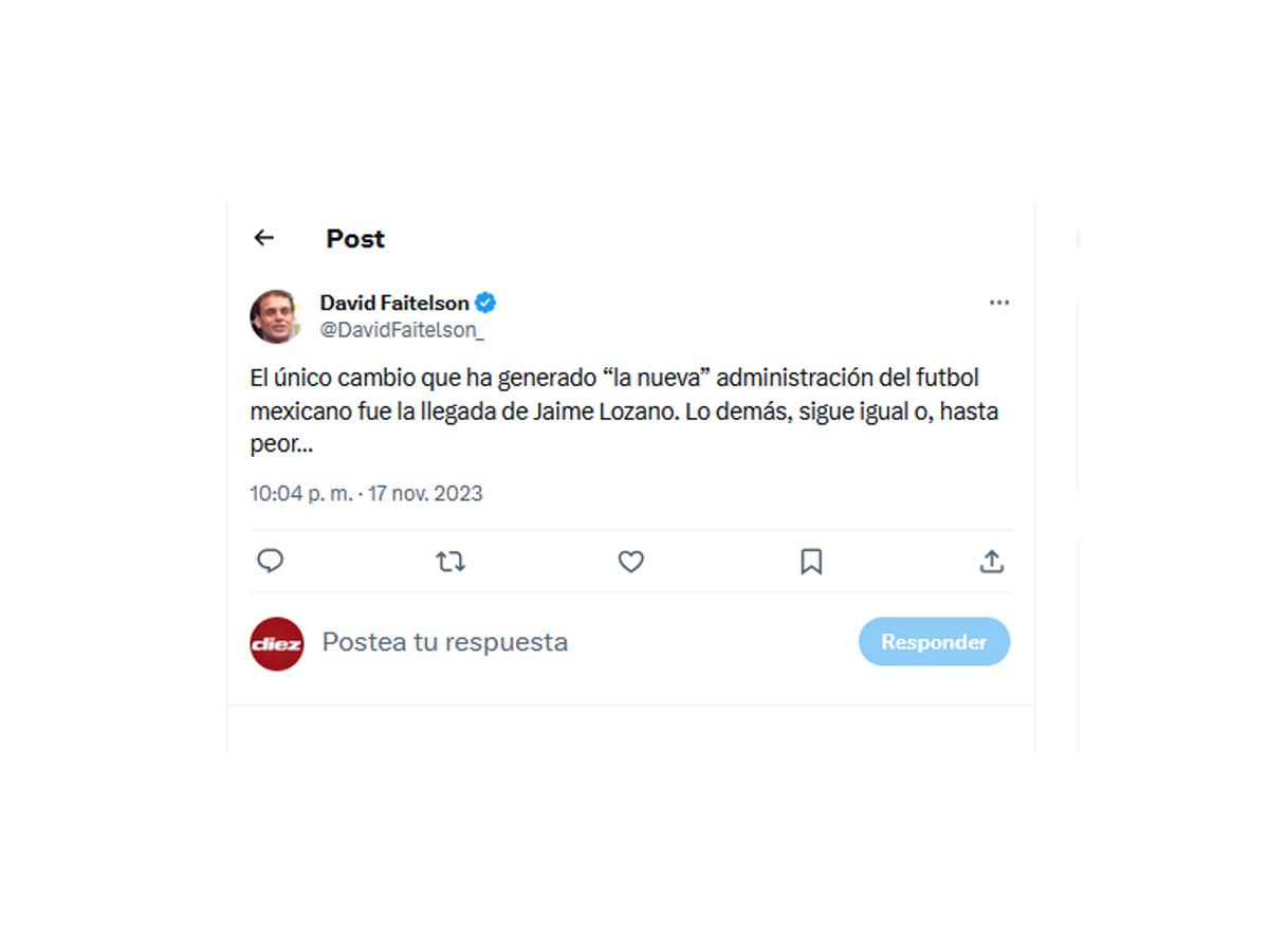 Dardo a Faitelson y lo que la prensa hondureña e internacional dice sobre Honduras: “La que no existió fue México”