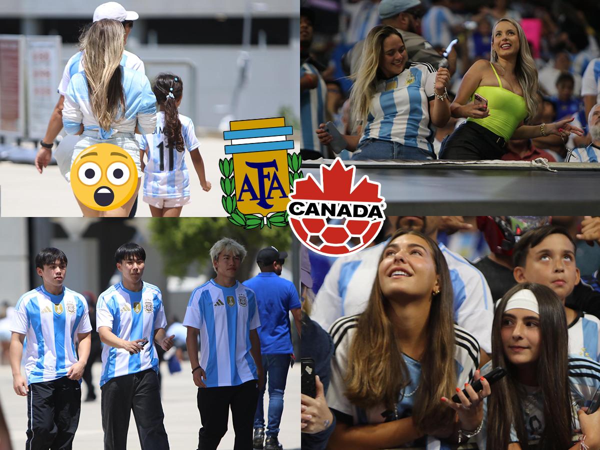 La belleza argentina, la que mostró demás, los asiáticos con la camiseta de Messi y la famosa hondureña en Copa América