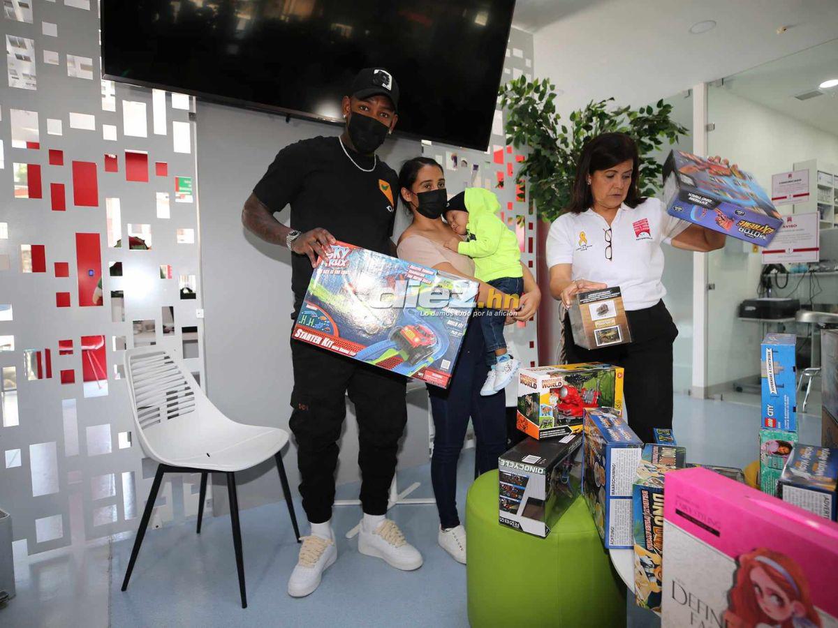 ¡Qué crack! El lindo gesto de Romell Quioto en la Fundación Hondureña para el Niño con Cáncer