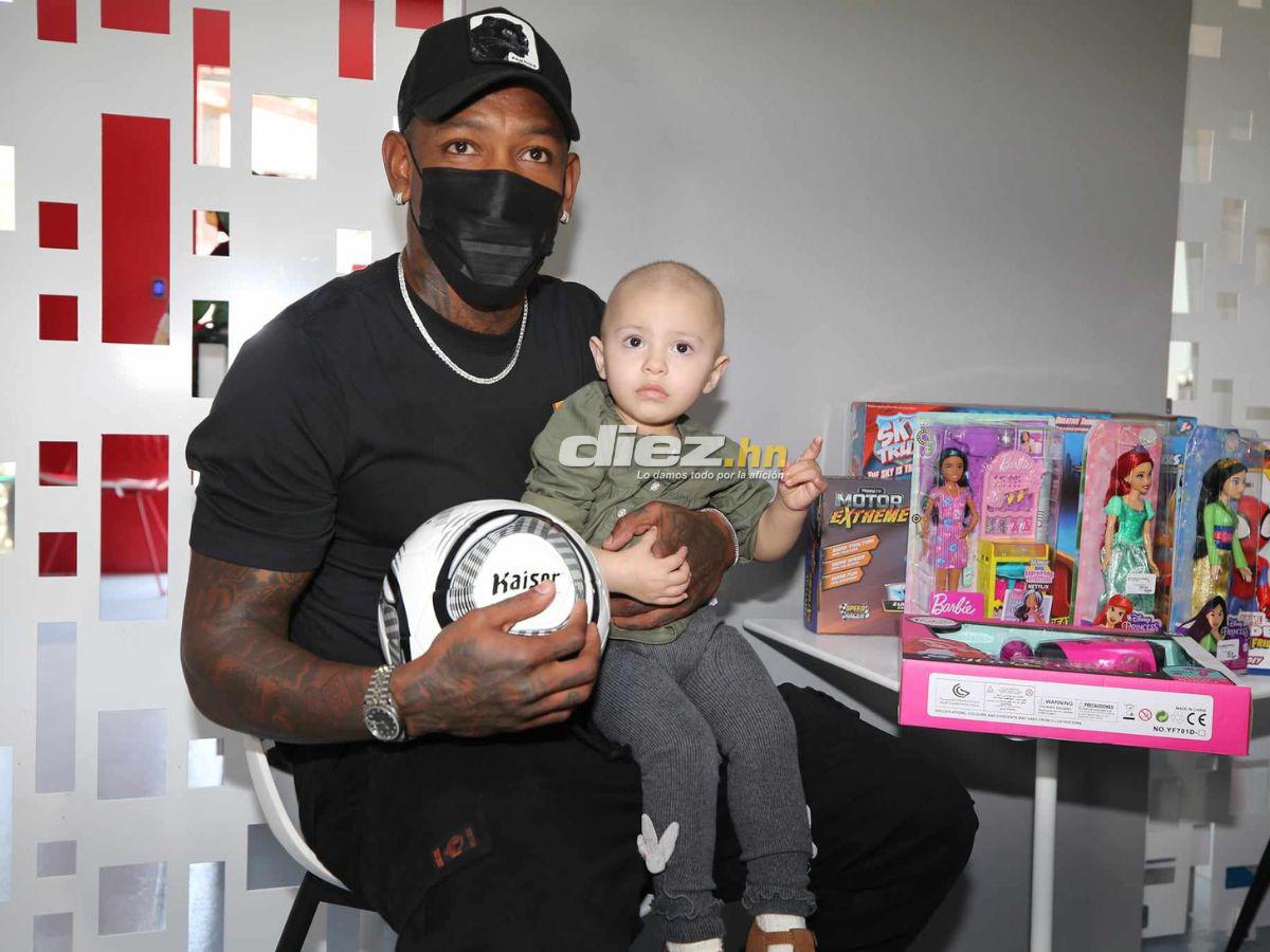 ¡Qué crack! El lindo gesto de Romell Quioto en la Fundación Hondureña para el Niño con Cáncer