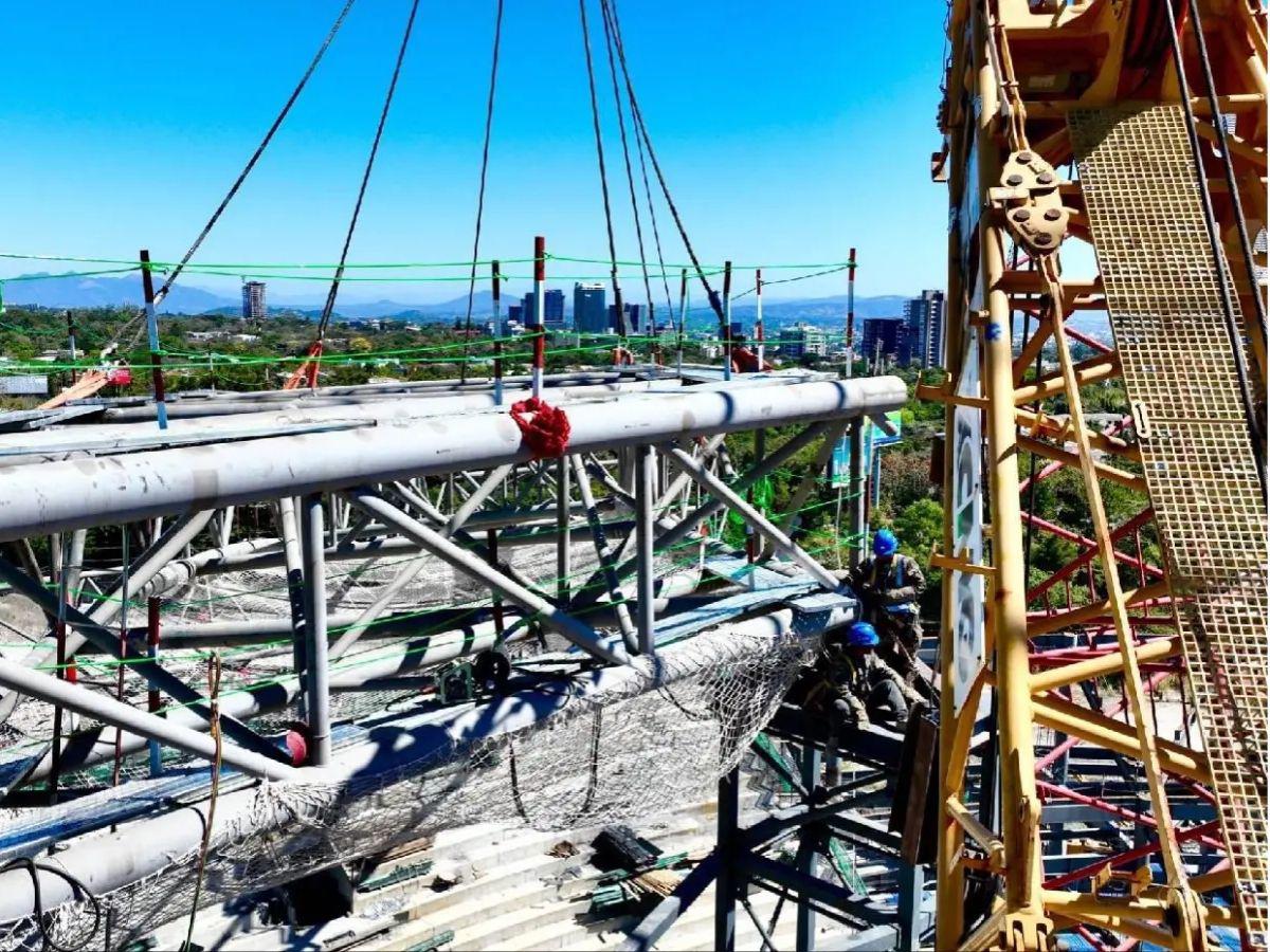 Zonas VIP, tecnología de primer nivel y áreas de lujo: Así avanza la construcción del estadio más moderno de Centroamérica