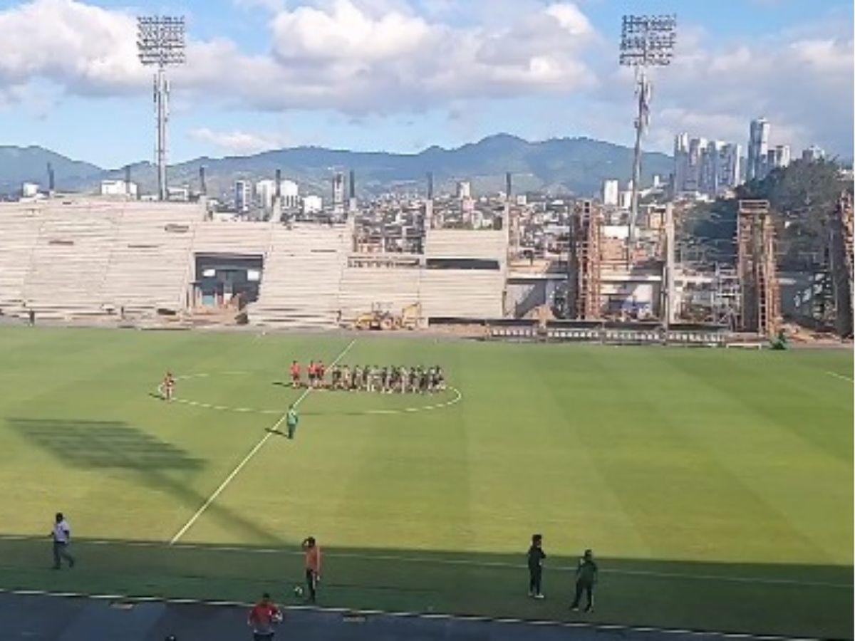 En fotos: El Estadio Nacional Chelato Uclés entró en recta final de reconstrucción de sol centro, ¿cuándo finalizan?