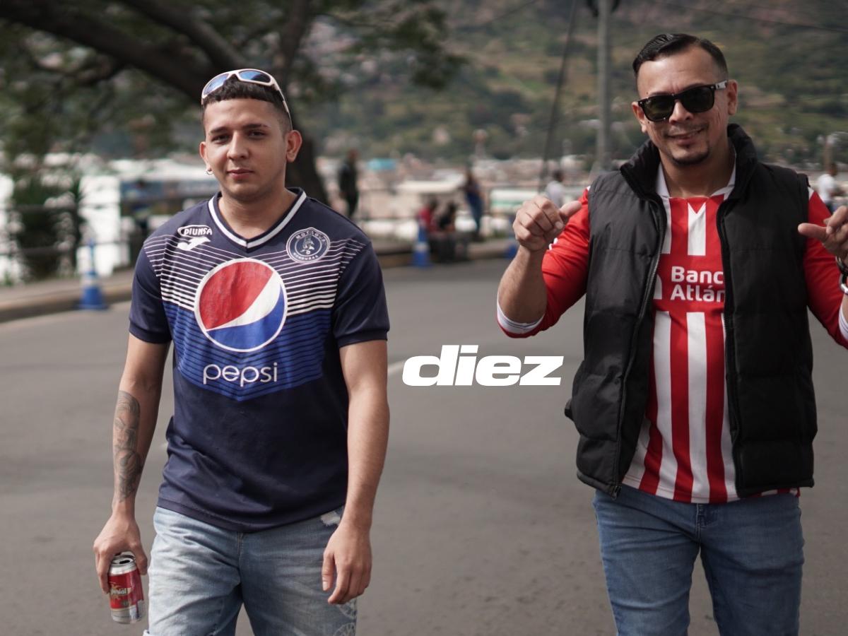 Final Olimpia-Motagua: ¡Ambientazo! Primeros aficionados en el Nacional, fiesta de la Ultra Fiel y bellas chicas