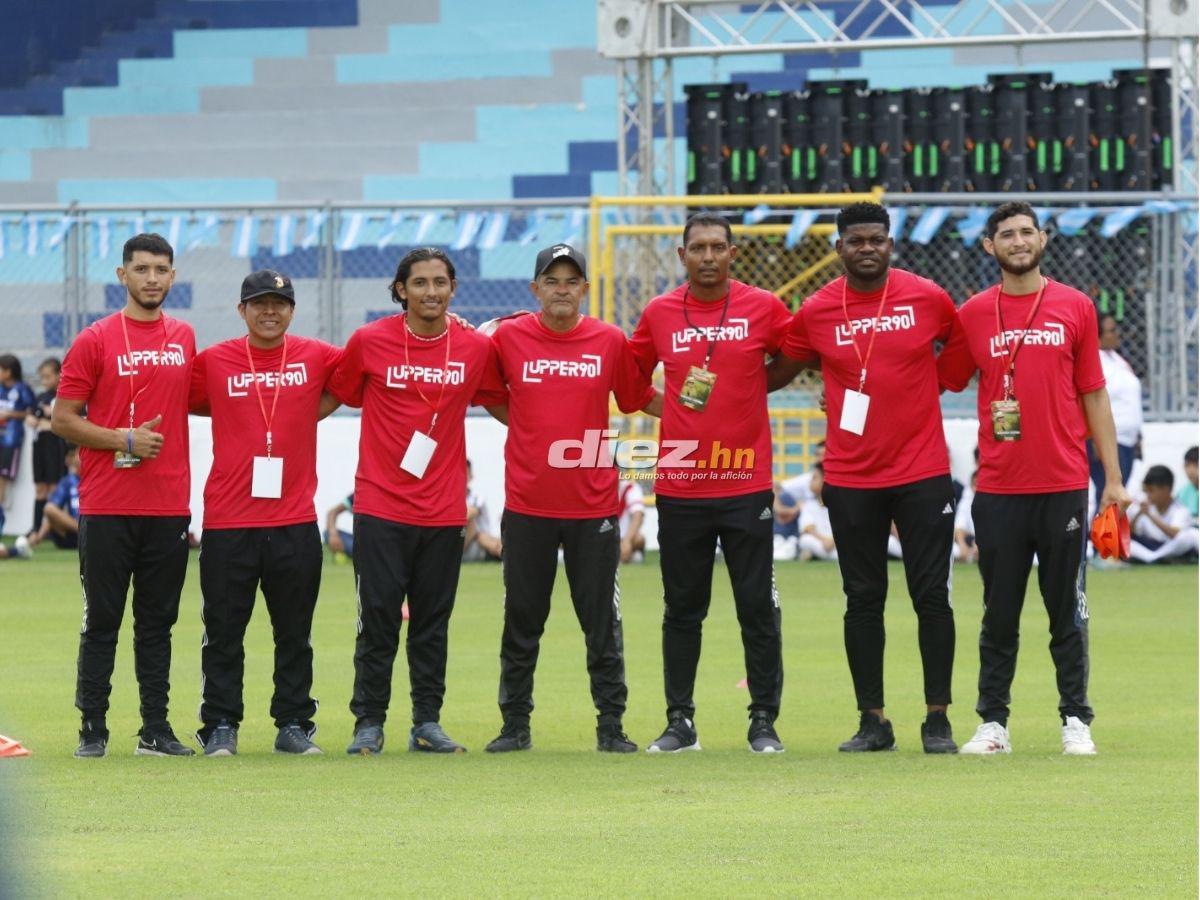 Las personalidades y la bella pintura que sorprendió: ¡el ambientazo previo a la reapertura del Estadio Morazán!