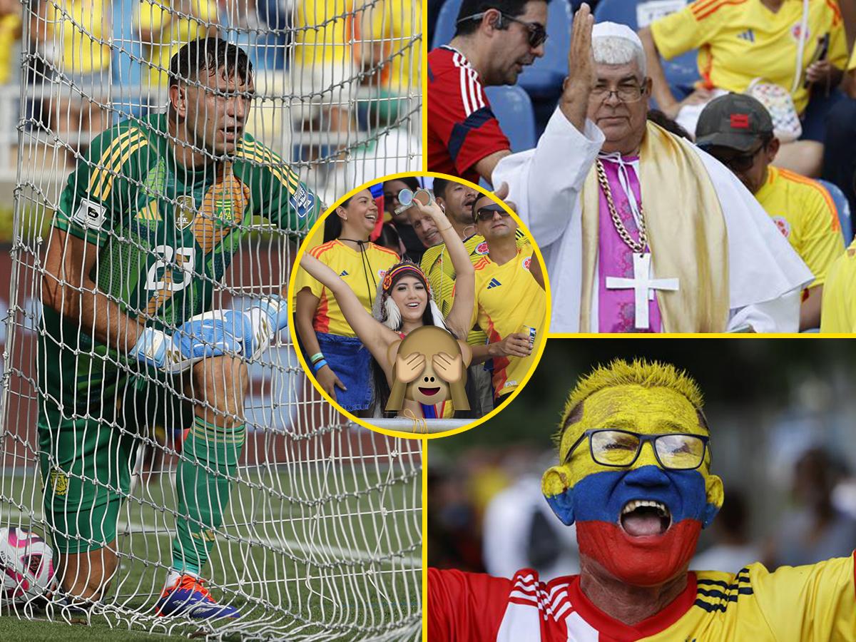 No se vio por TV: La colombiana que se encueró en las gradas, la tristeza de Argentina y la bajeza del Dibu Martínez