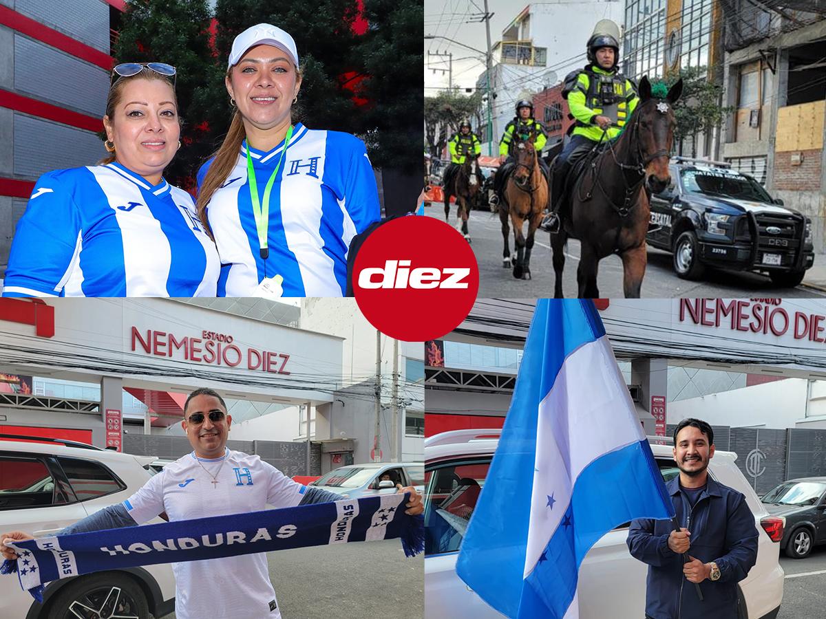 Belleza hondureña en Toluca y las banderas cinco estrellas inundan las calles en el México vs Honduras
