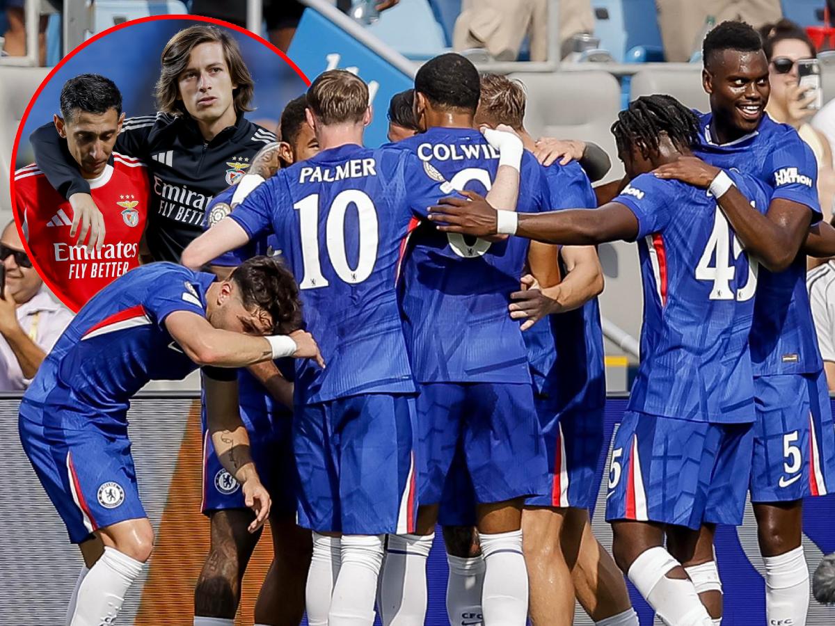 Chelsea golea y elimina al Benfica de Di María: definido el primer cruce de cuartos de final del Mundial de Clubes