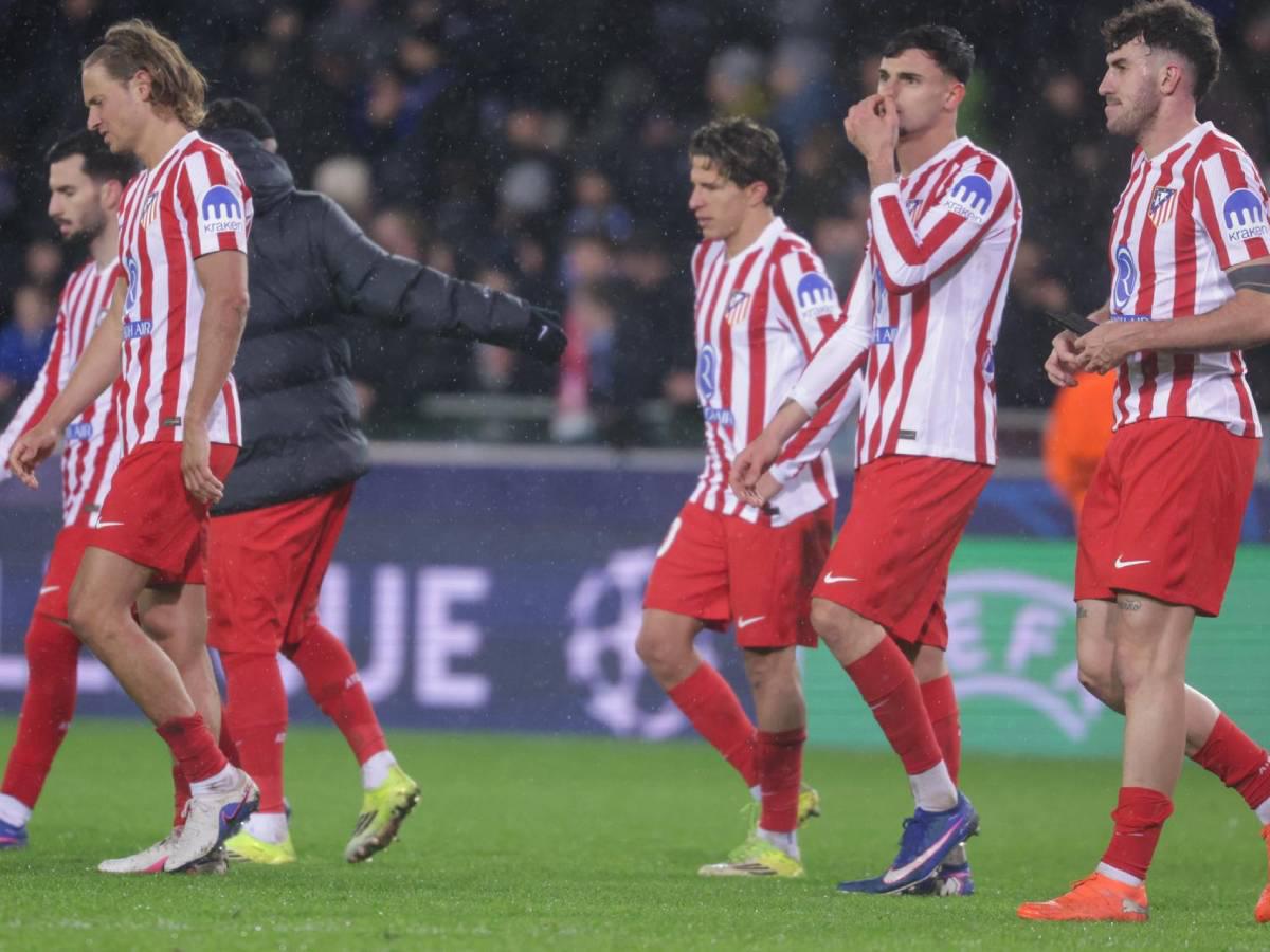 Atlético tenía en las manos el triunfo, pero modesto equipo lo sorprendió en el final del partido de la Champions League
