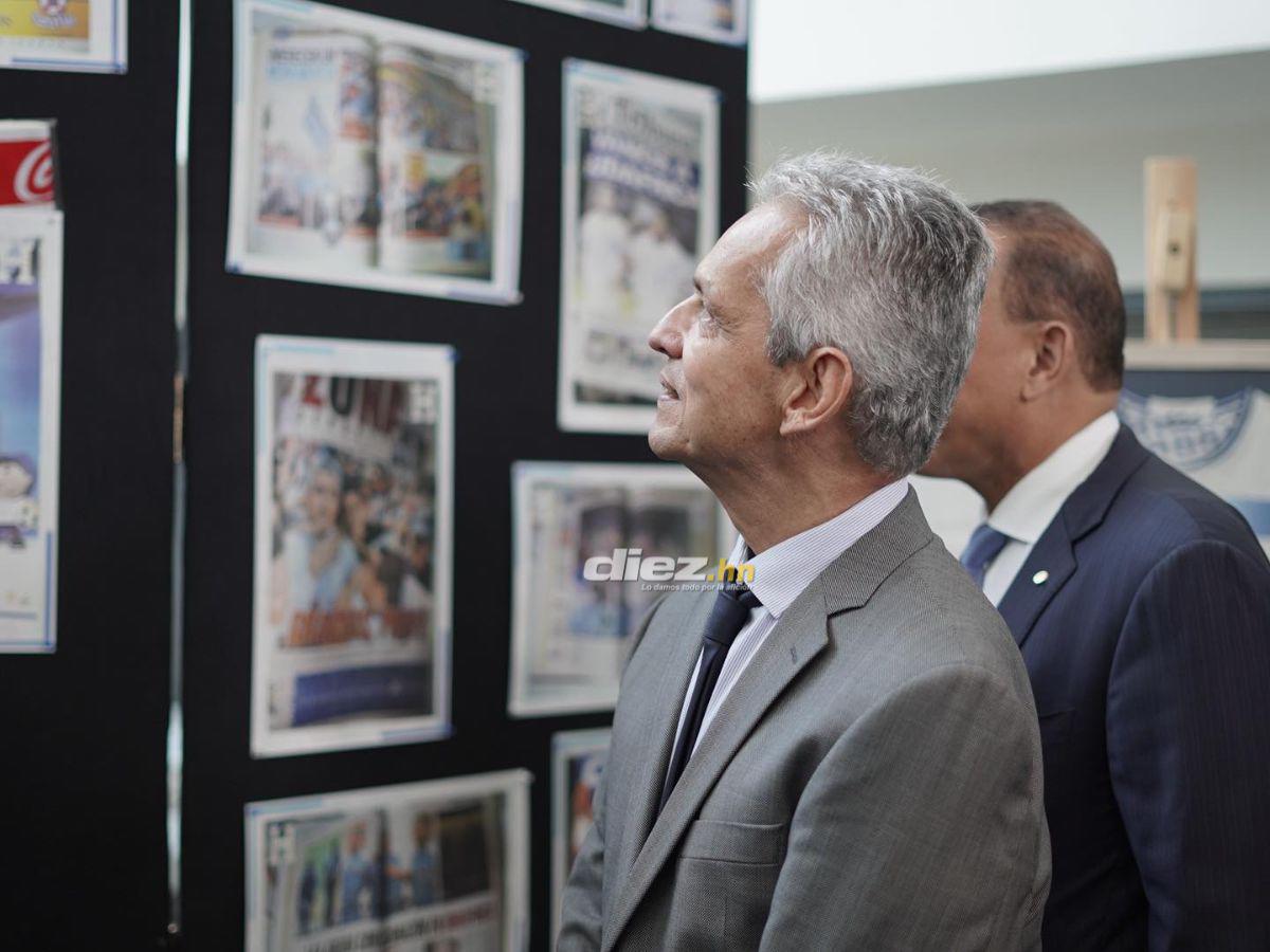 Ovación total a Reinaldo Rueda, el show de Polache, el exjugador que acompañó al DT de Honduras y el curioso obsequio al cafetero