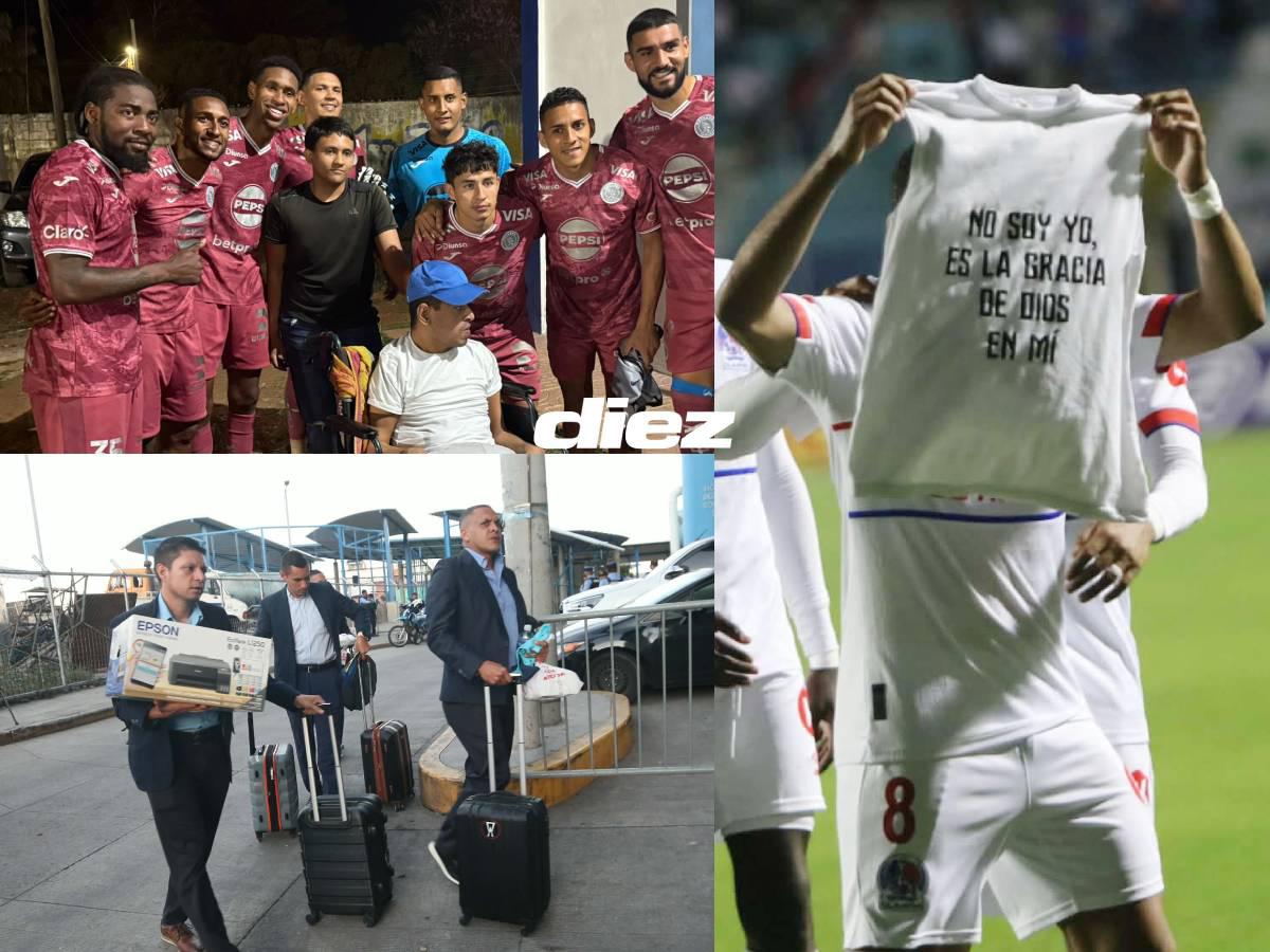 ¿Qué llevaban los árbitros? Volvió referente del Olimpia, gran gesto de Motagua y grito a su ex