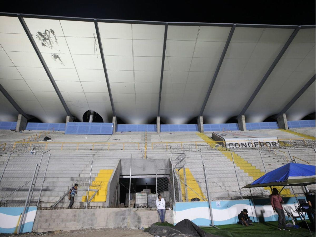 ¡Quedó espectacular! Listo el moderno techado de sol centro del Estadio Nacional Chelato Uclés