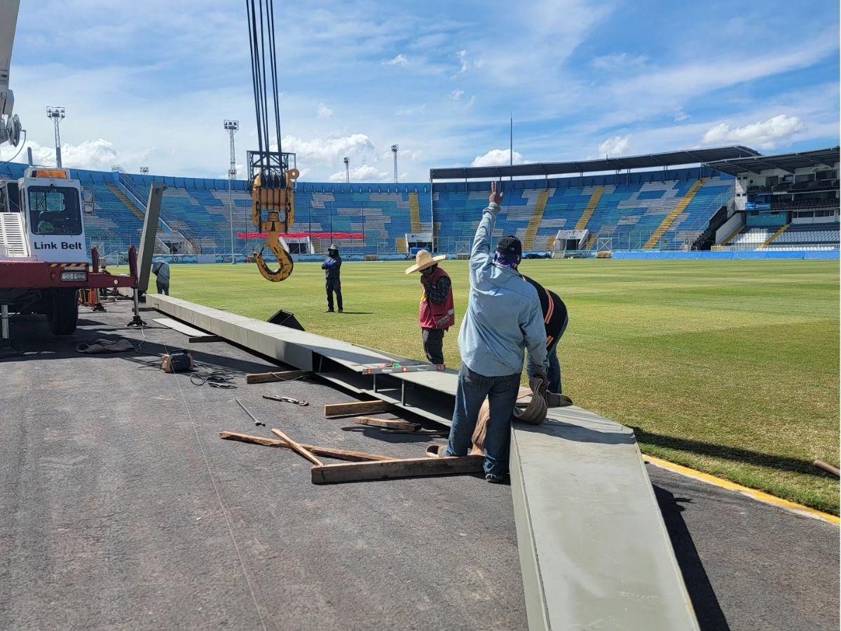 ¡Nuevas gradas de acceso! Moderno techado del Estadio Nacional toma forma para la localidad de sol centro