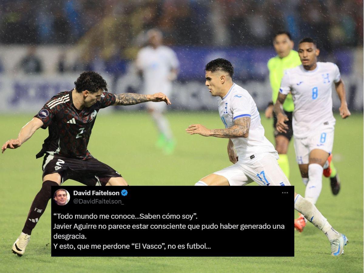 Faitelson pide castigo para Aguirre por gestos obscenos y prensa de México mete miedo a Honduras: “Será un infierno”