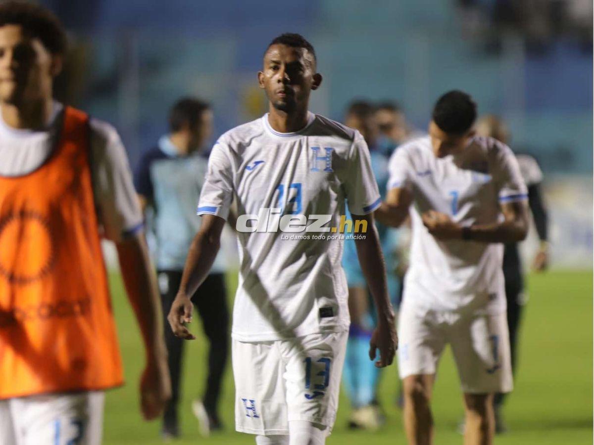 No se vio en TV: los rostros de la frustración de la Selección de Honduras tras perder ante Jamaica por Nations League