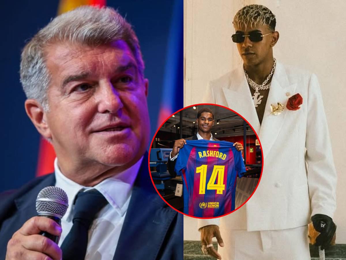 Laporta sorprende con lo que dijo sobre la fiesta de Lamine Yamal y el fichaje de Rashford: Me sabe mal no haber ido