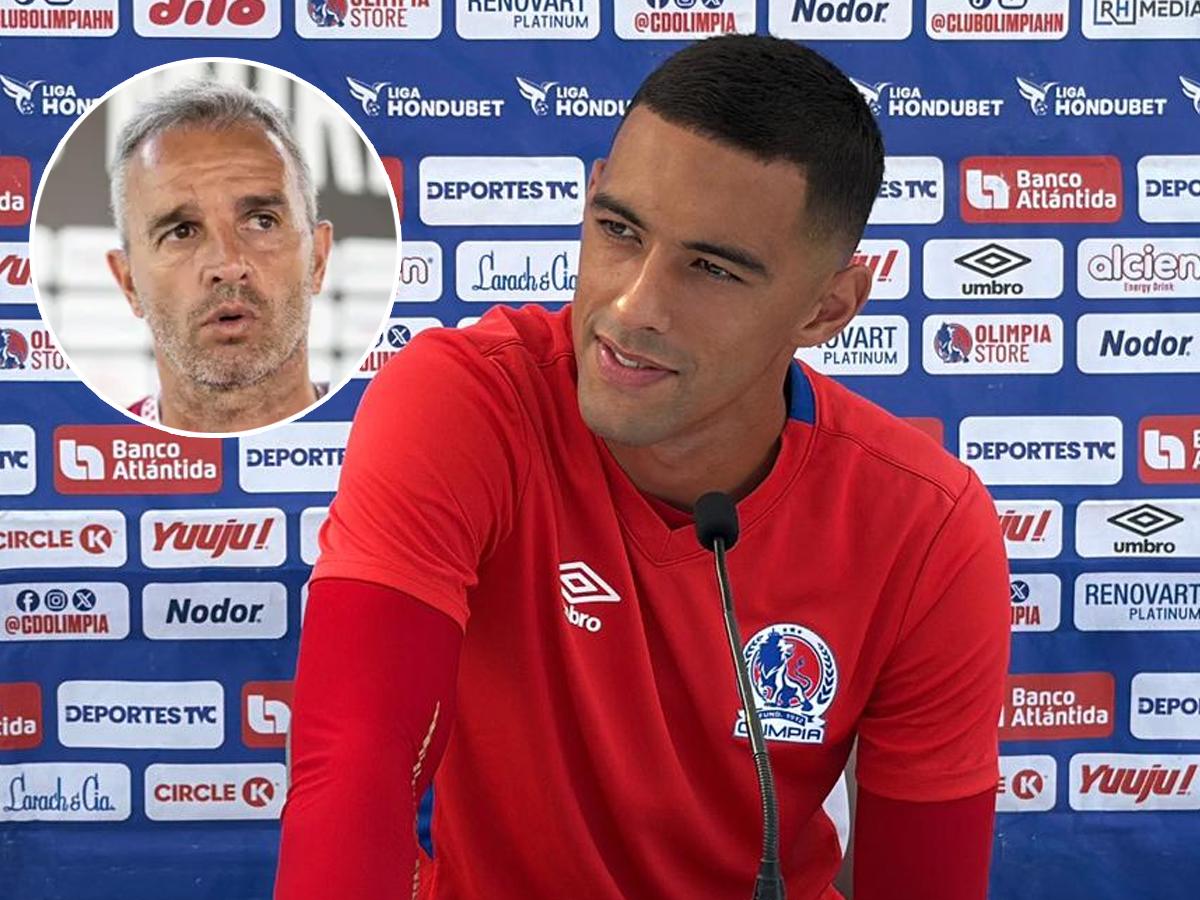 Emmanuel Hernández defiende la integridad del Olimpia y habla del Real España: “No damos bola a lo que dicen afuera”