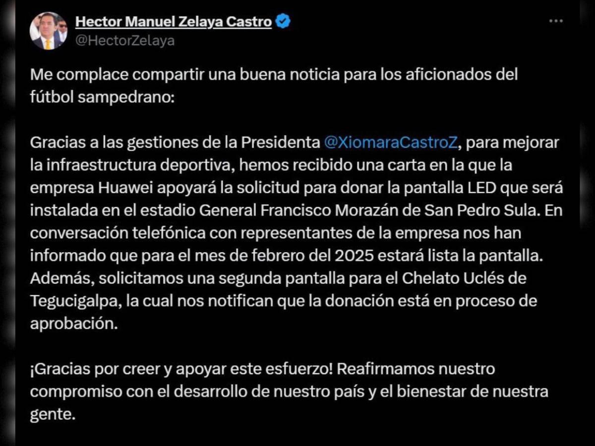 ¿Cuáles son las obras que le faltan a los estadios Nacional Chelato Uclés y Francisco Morazán?
