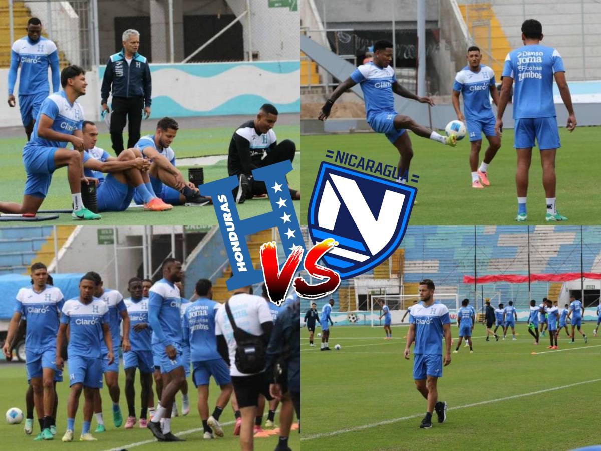 Futbolista se ejercitó separado: así fue el último entrenamiento de la Selección de Honduras previo al viaje a Nicaragua