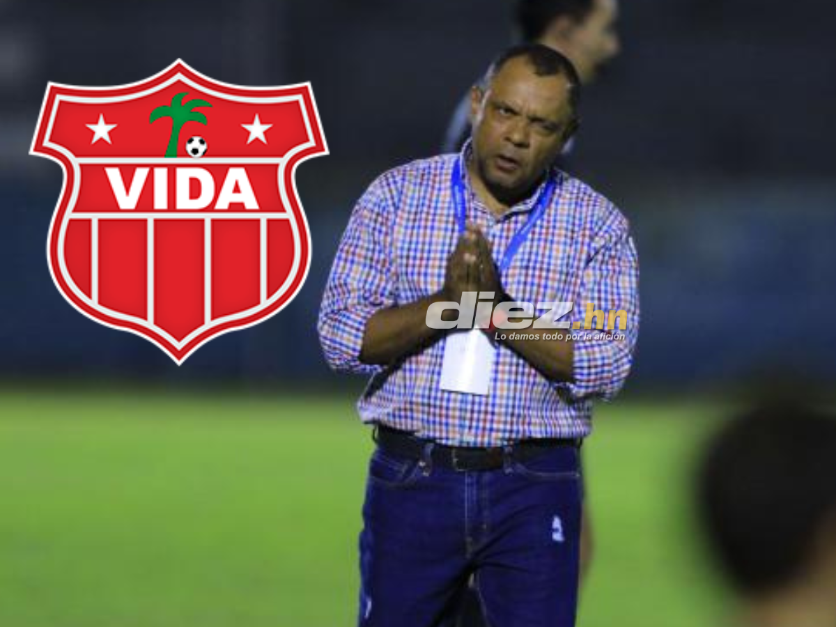 ¡Se queda! Raúl Cáceres no se mueve de La Ceiba y seguirá al mando del Vida en el torneo Clausura 2023