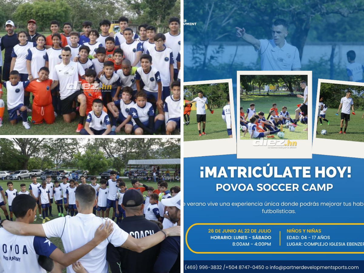 Dos becas a Portugal: La Academia Povoa, de Jonathan Rubio, tendrá su primer Summer Camp en San Pedro Sula