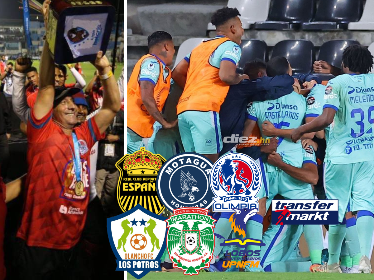 Bajaron al bicampeón: Motagua destrona a Olimpia como el club más caro de la Liga Nacional de Honduras