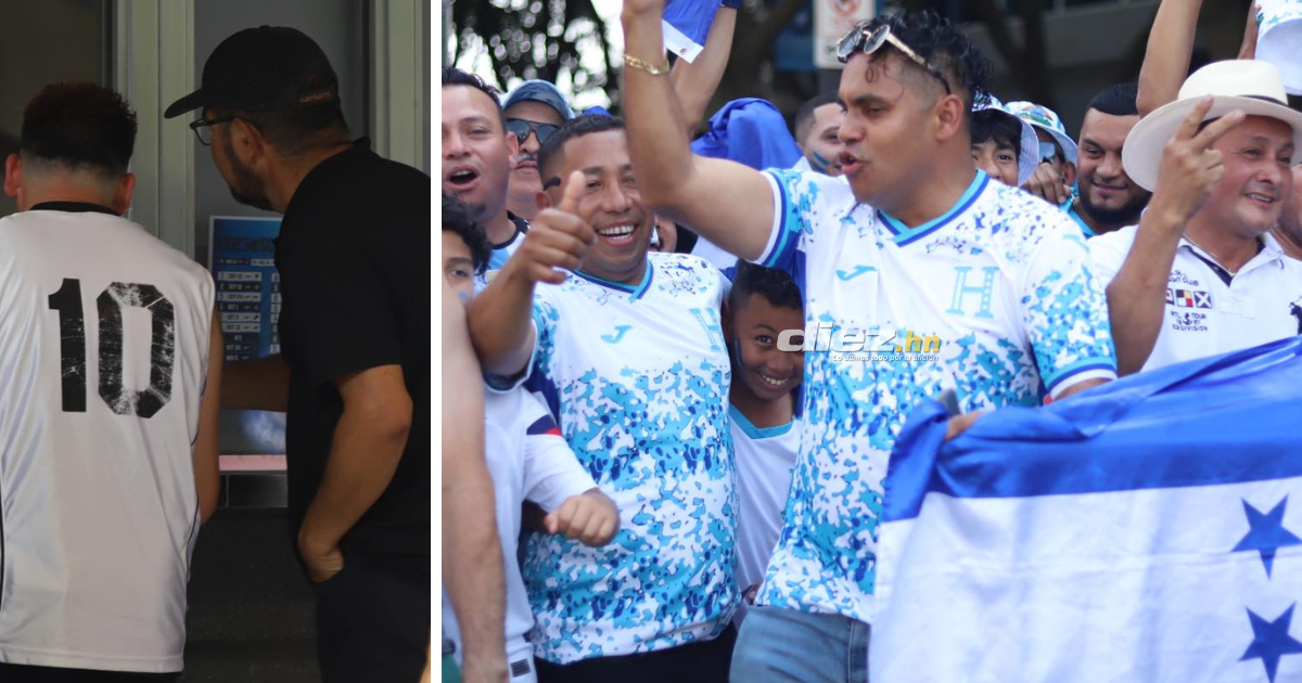 Filling in Charlotte?  Honduras fans continue to buy their ticket to watch the Honduras v Haiti Gold Cup quarter-final match
