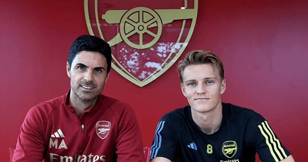 Arsenal Captain Martin Odegaard Signs New Five-Year Contract, Boosting Coach Arteta’s Project