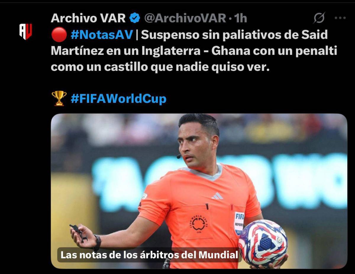 Prensa apunta contra Said por no pitar un penal a favor de Ghana: Pésimo arbitraje