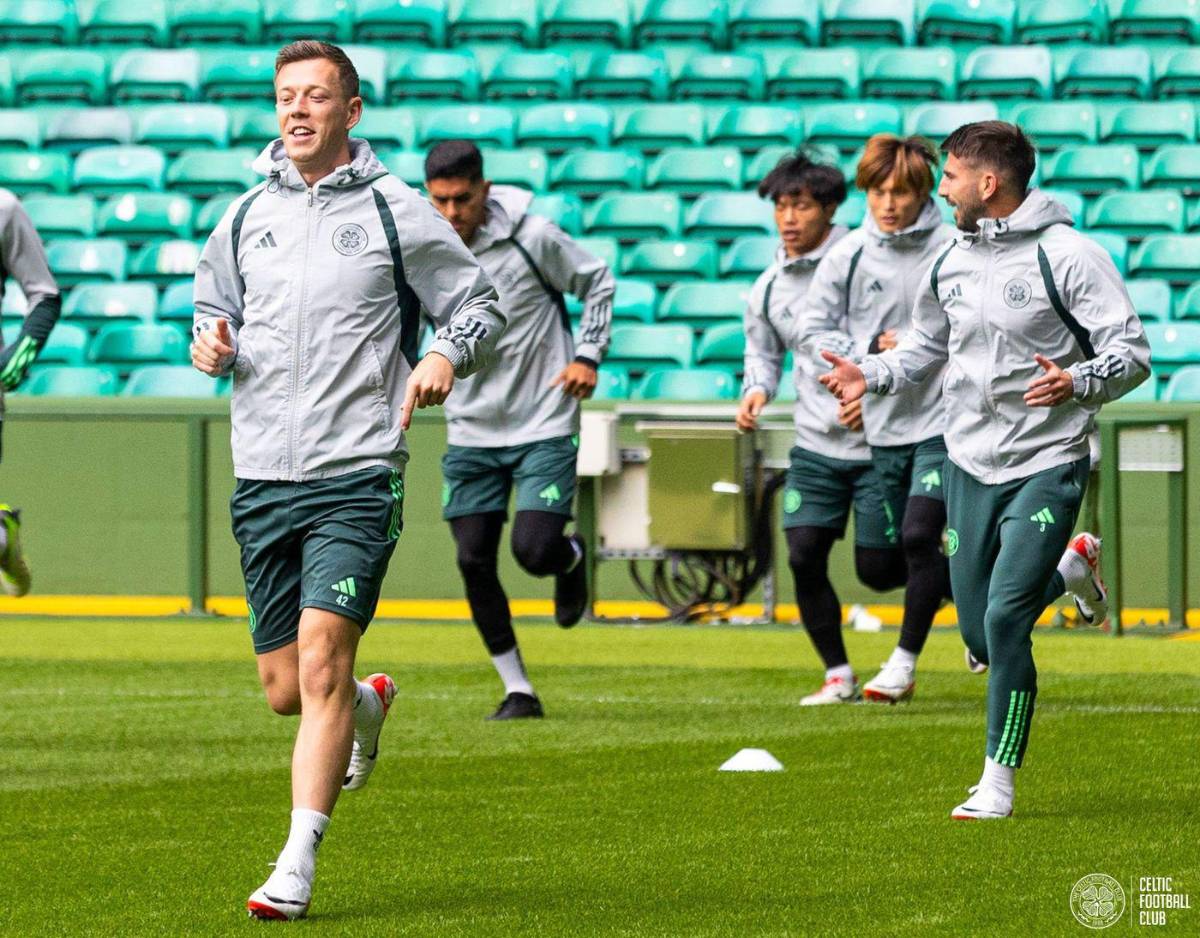 ¿Y Luis Palma? El último entrenamiento del Celtic antes de viajar a Países Bajos para disputar la Champions
