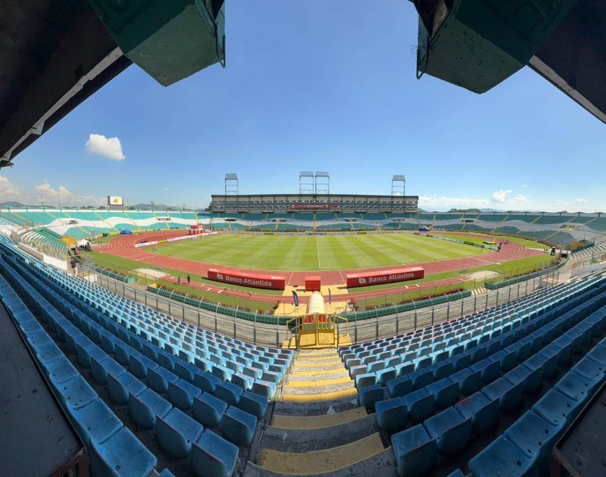 Lo blindan en su totalidad: pulen el estadio Olímpico previo a la final de ida Marathón vs Olimpia