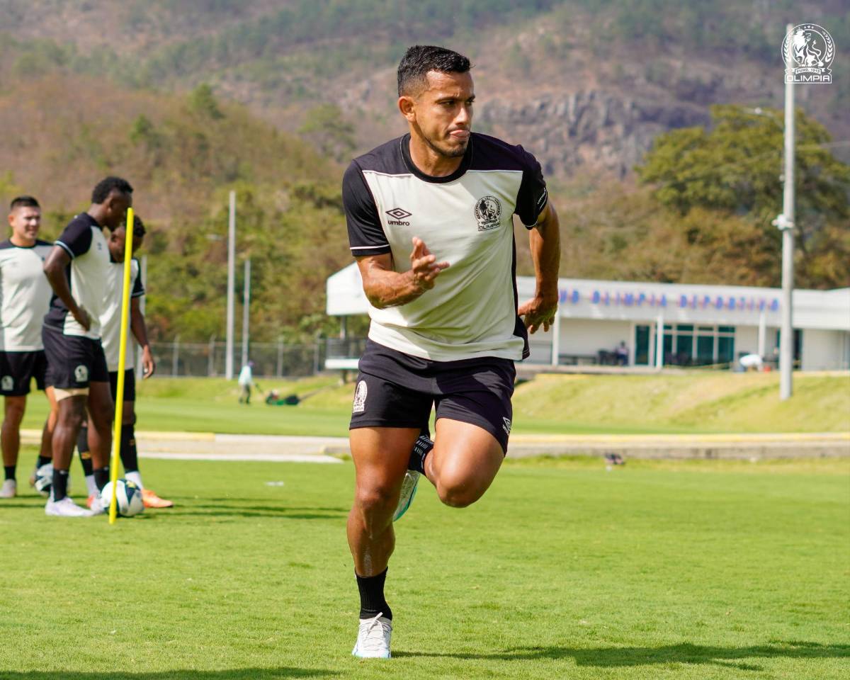 ¿Listo Edwin Rodríguez? Olimpia recupera futbolista y mantiene en duda dos elementos para el clásico ante Motagua