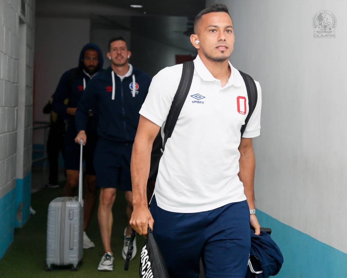 Sorpresa, posible baja y jugaría su último partido: Olimpia y su posible 11 titular ante Motagua