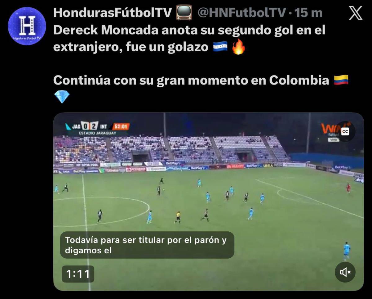 Tiene todo para dominar en Colombia Clase de fichaje: la prensa reacciona al segundo gol de Dereck Moncada