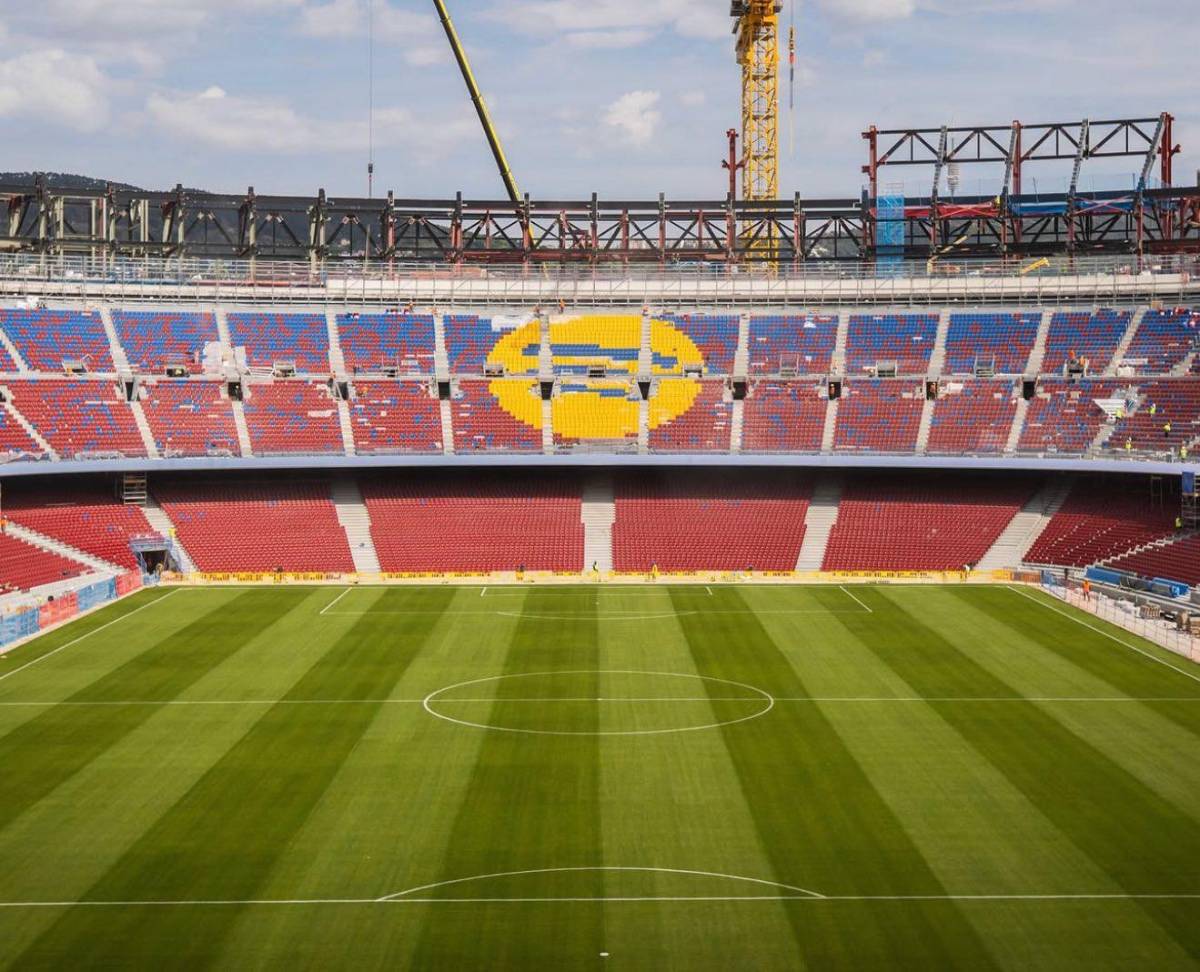 Barcelona presume del Camp Nou: así está quedando el nuevo estadio y el partido que podría inaugurarlo