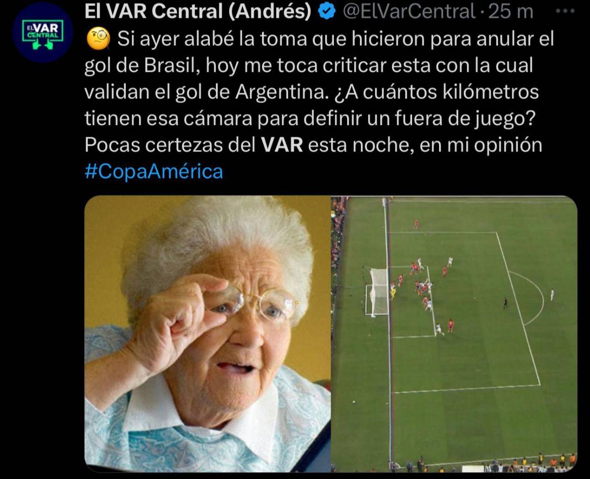 “Juguetería Messi, todo regalado”: Los memes no perdonan las polémicas del VAR en el triunfo de Argentina ante Chile