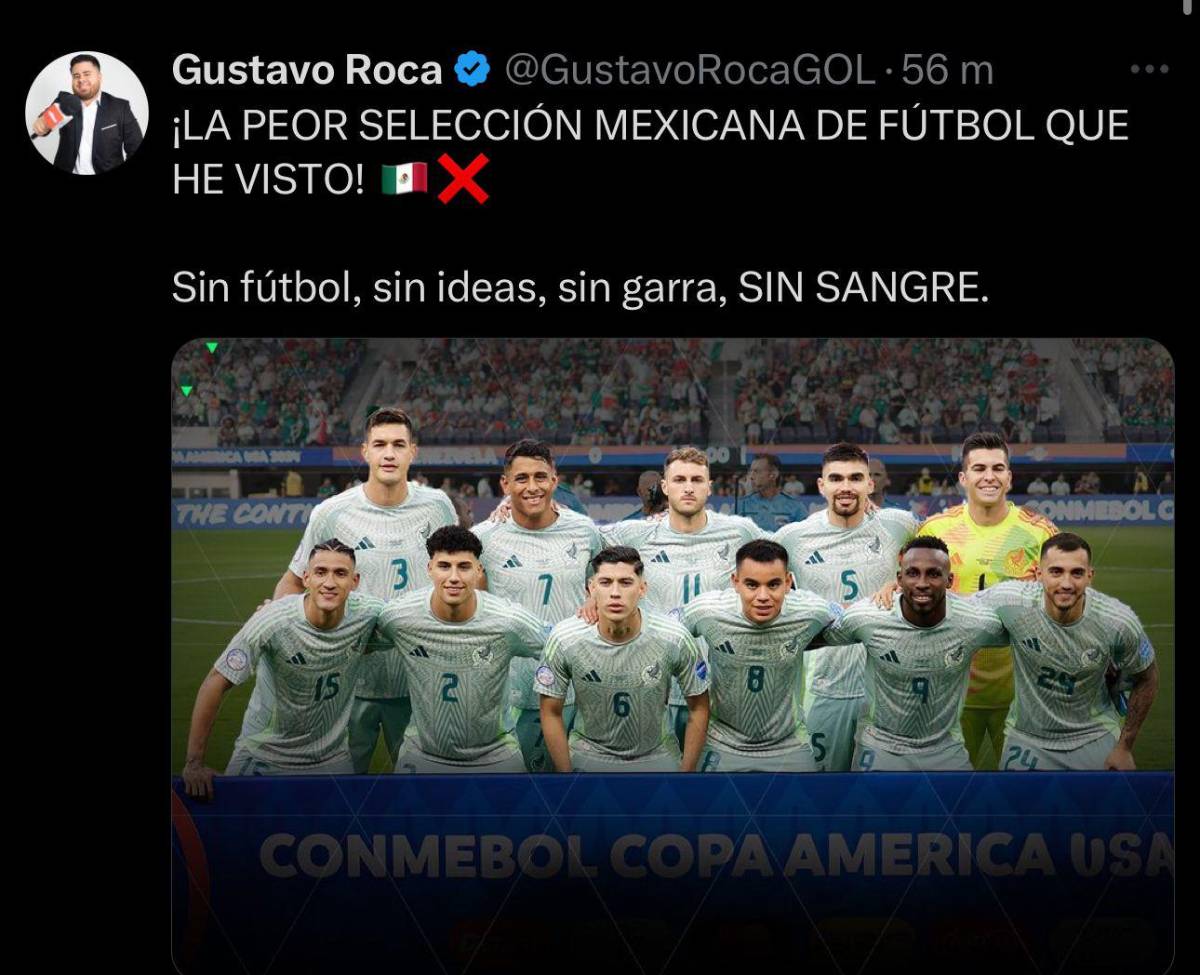 Faitelson y la prensa reacciona a la derrota de México ante Venezuela en la Copa América: “Somos una porquería”