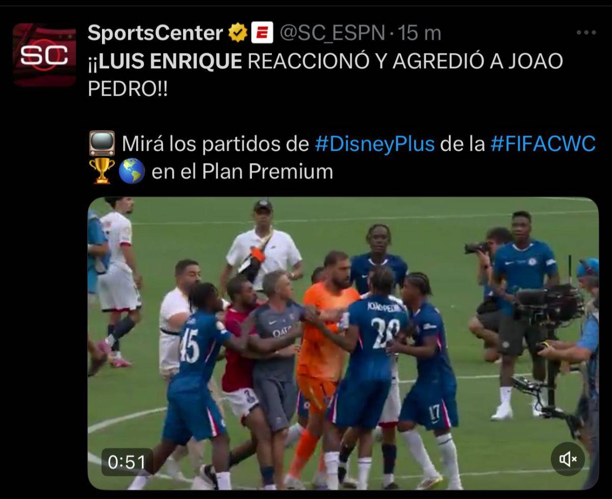 Se les olvidó aprender a perder: la prensa y MisterChip explota contra Luis Enrique tras la coronación del Chelsea en el Mundial de Clubes