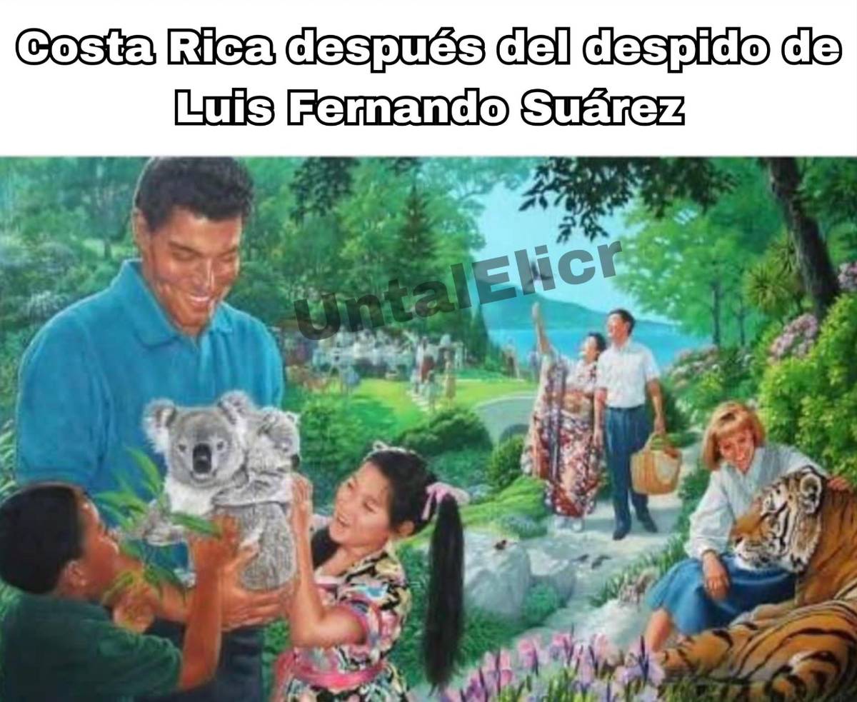 En Costa Rica destrozan con memes a Luis Fernando Suárez tras su despido como técnico de la selección