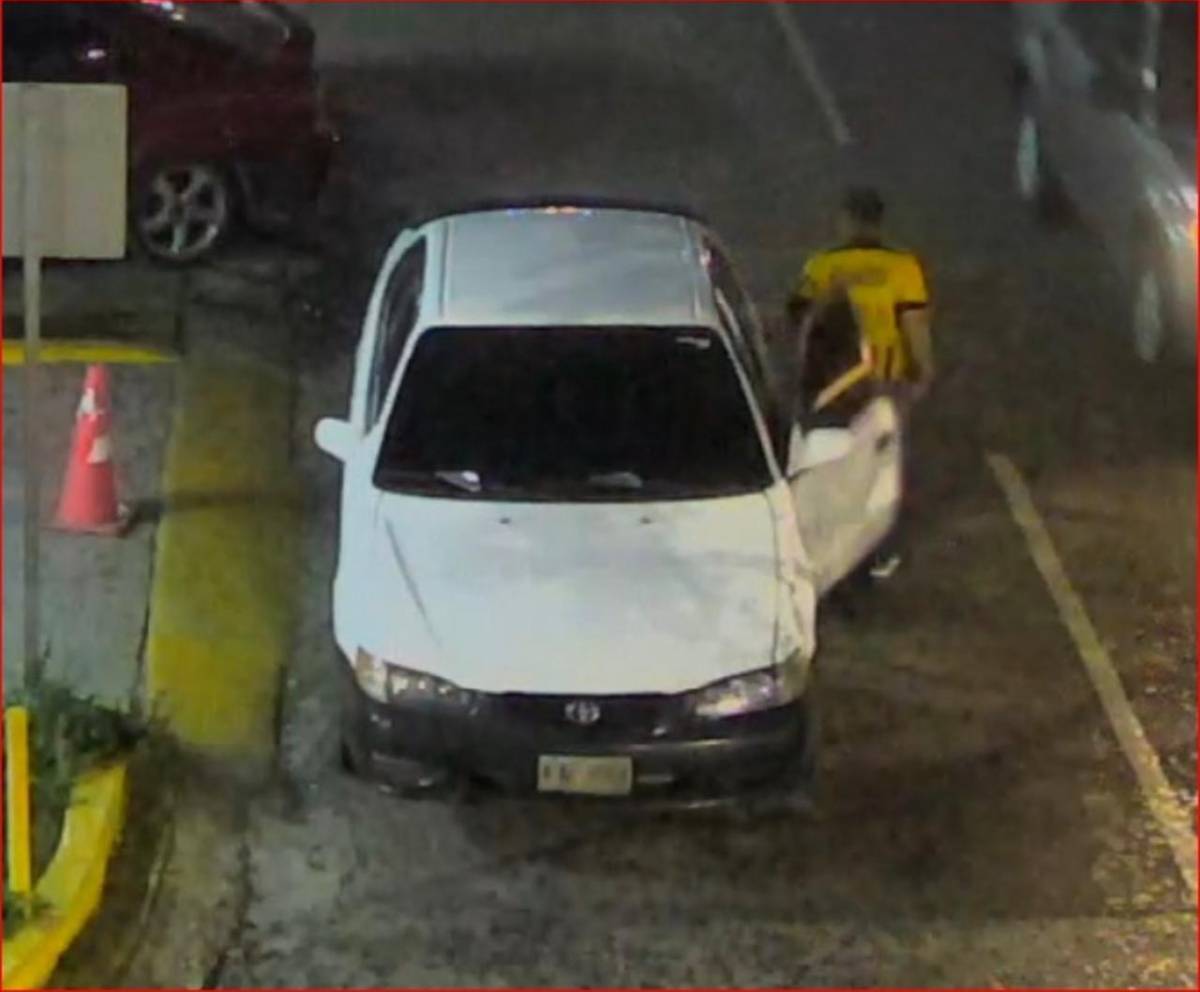 Lo identifican: Cámaras del 911 le hicieron persecución al sujeto que agredió a la mujer policía en el Real España - Motagua