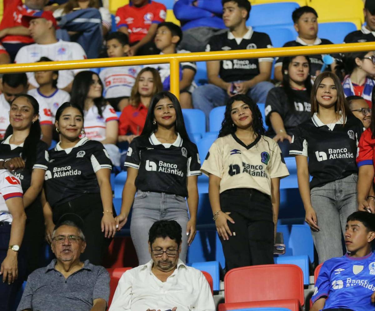 Bellezas olimpistas: Aficionadas causan fascinación en el estadio Nacional Chelato Uclés en juego ante Marathón